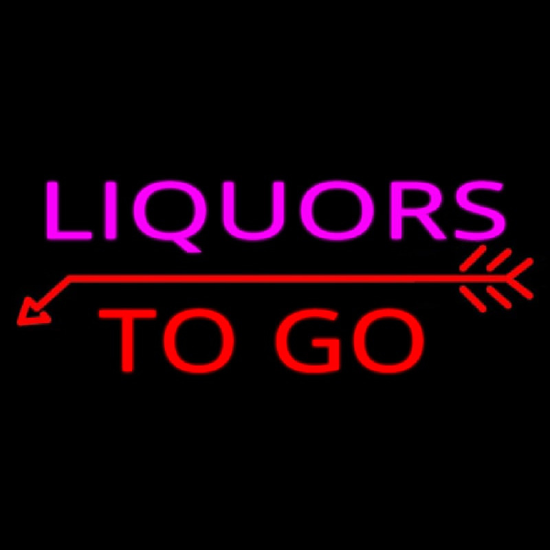 Liquors To Go Leuchtreklame