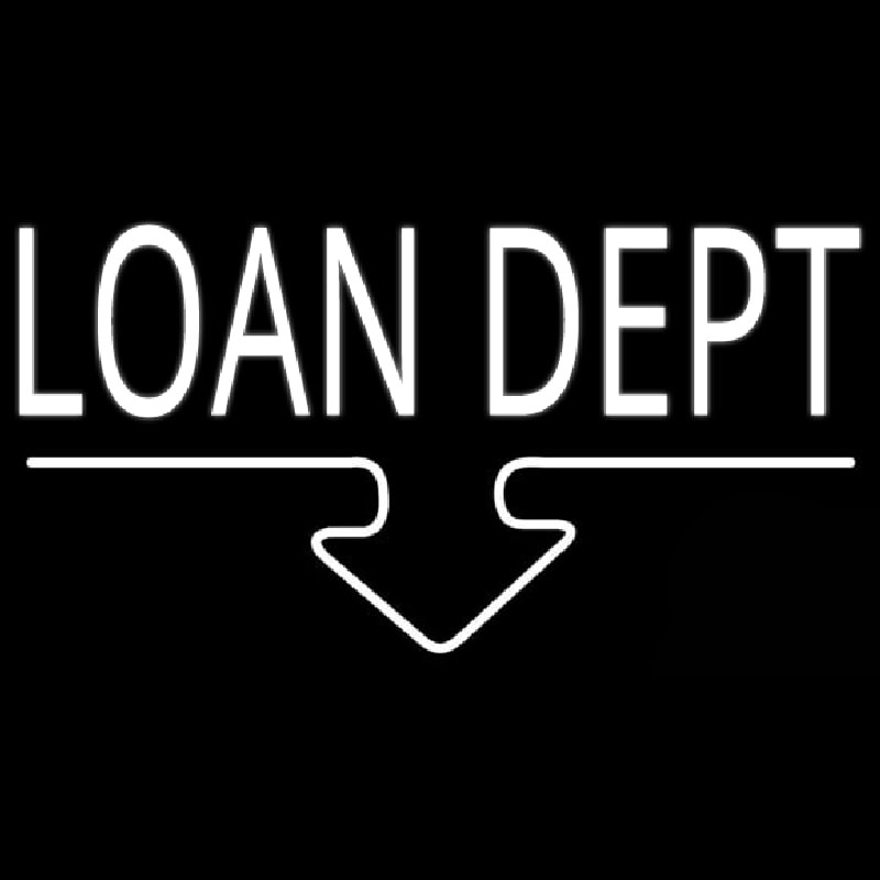 Loan Dept Leuchtreklame