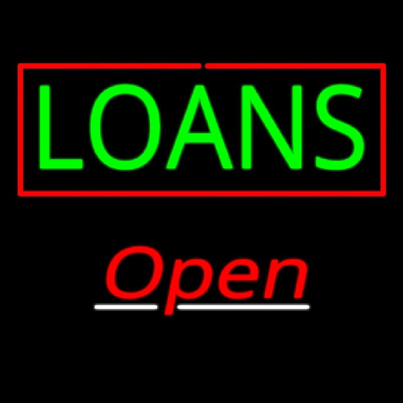 Loans Open Leuchtreklame