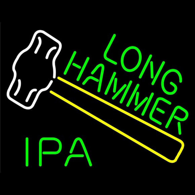 Long Hammer Ipa Leuchtreklame