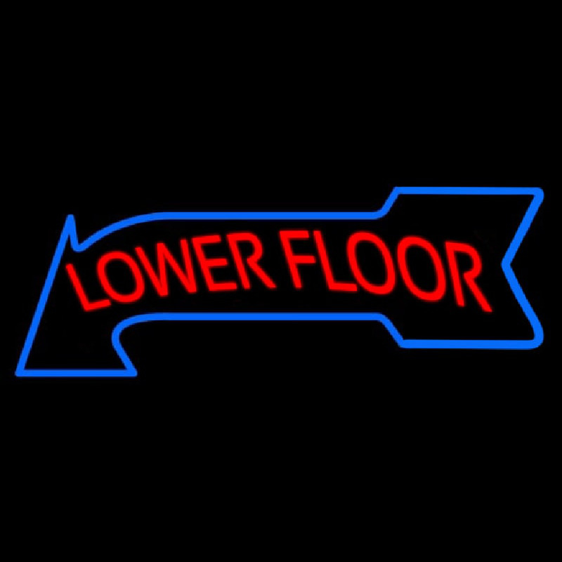 Lower Floor Leuchtreklame