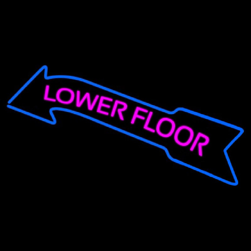 Lower Floor Leuchtreklame