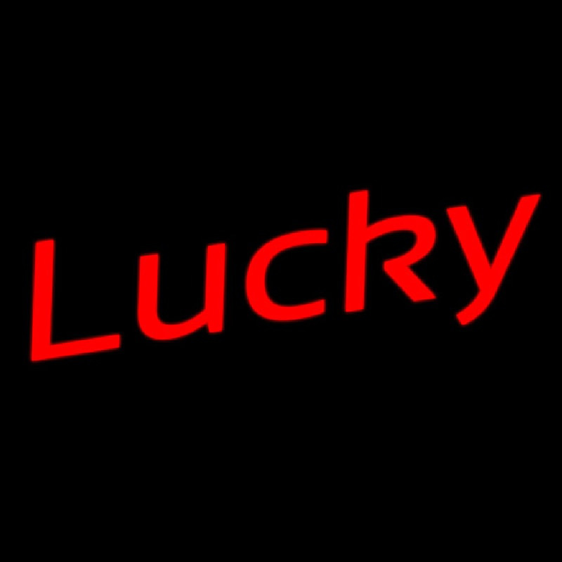 Lucky Leuchtreklame