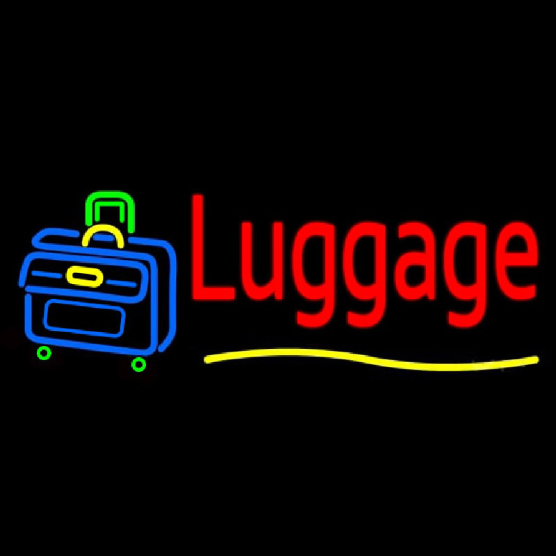 Luggage Leuchtreklame