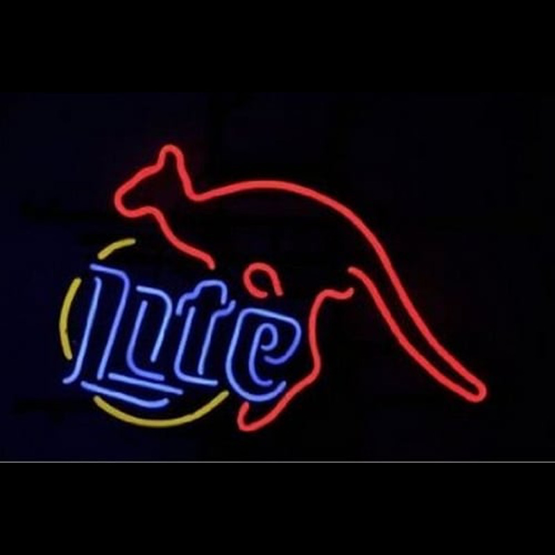 MILLER LITE KANGAROO Leuchtreklame