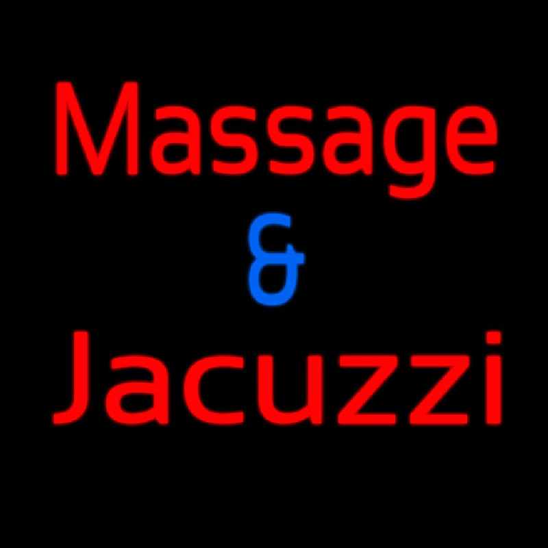 Massage And Jacuzzi Neo Sign Leuchtreklame