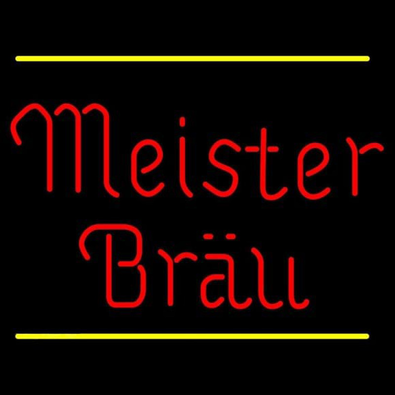 Meister Brau Logo Leuchtreklame