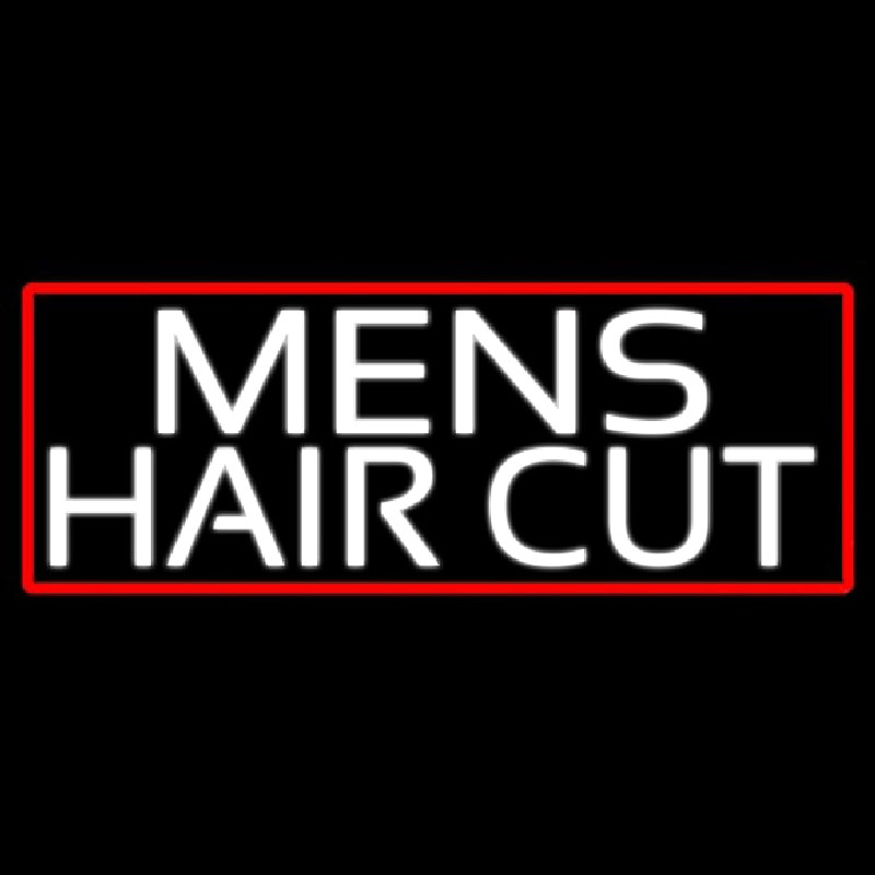 Mens Hair Cut Leuchtreklame