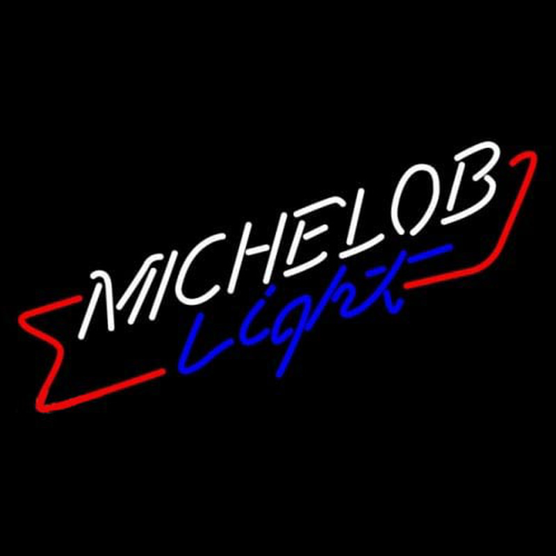 Michelob Light Cross Red Ribbon Leuchtreklame