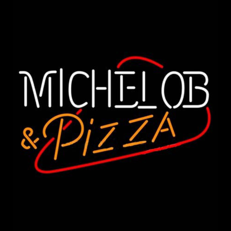 Michelob Pizza Leuchtreklame