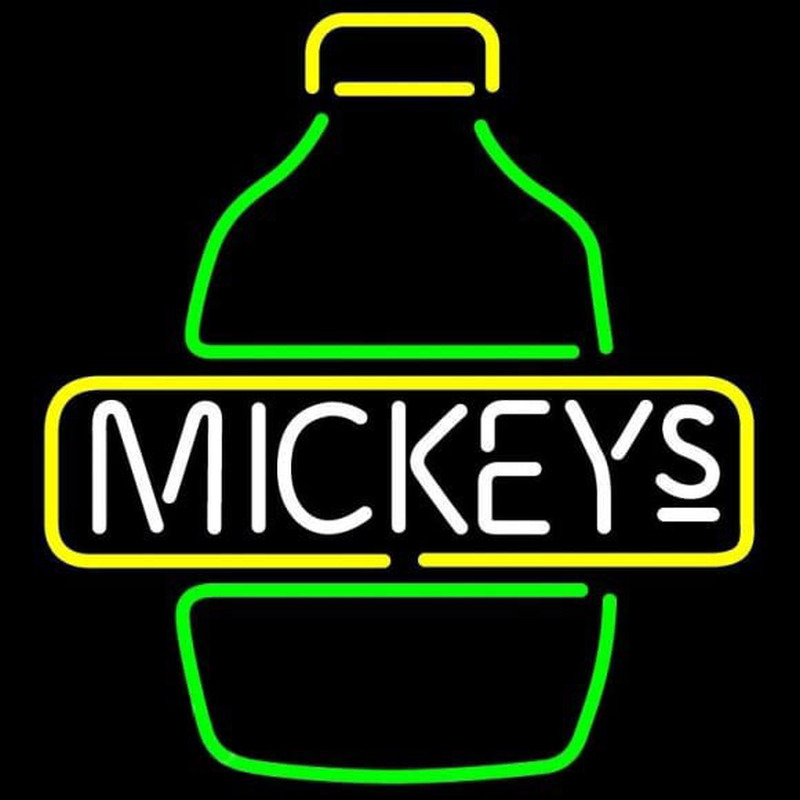 Mickeys Bottle Leuchtreklame