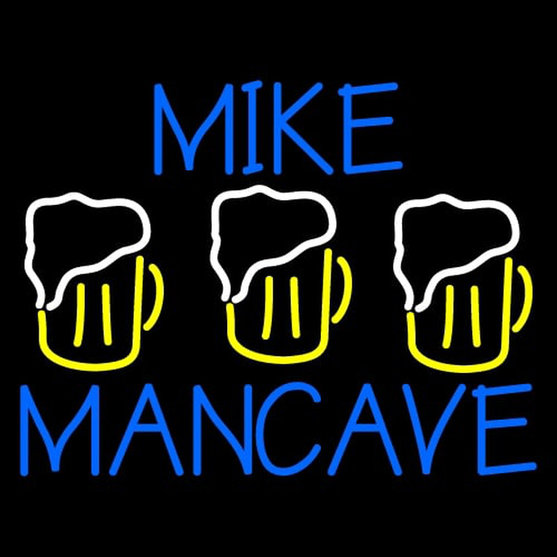 Mike Man Cave Leuchtreklame