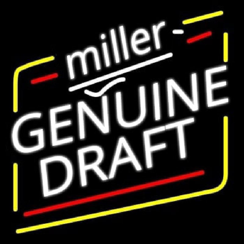 Miller Genuine Draft Beer Leuchtreklame