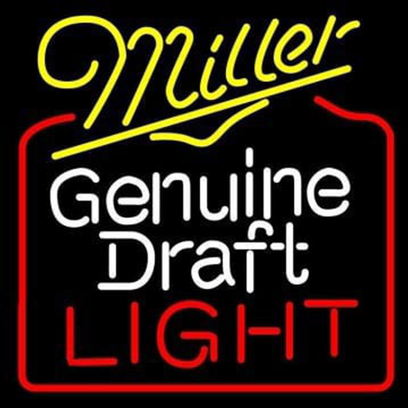 Miller Genuine Draft Golden Gate Bridge Wide Leuchtreklame