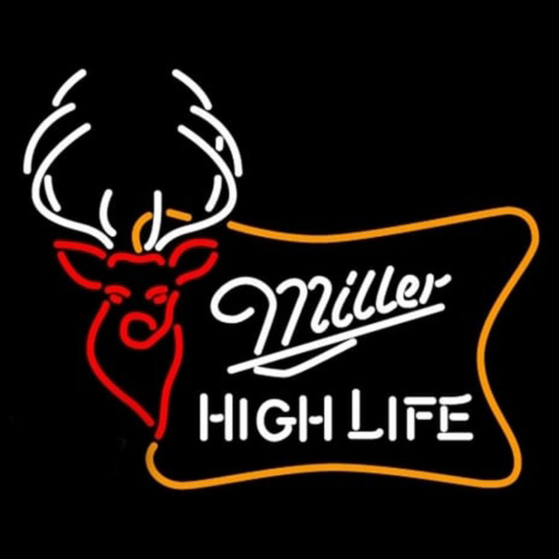 Miller High Life Buck Leuchtreklame