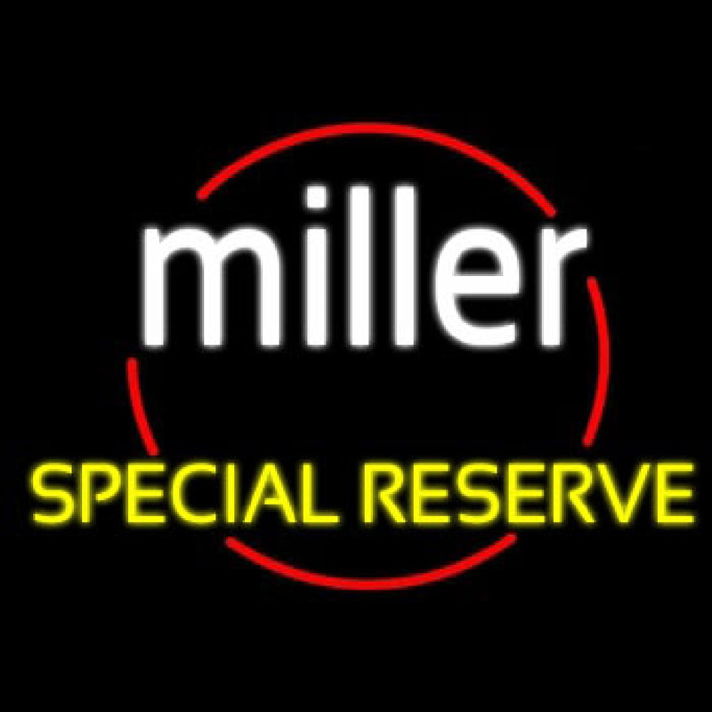 Miller Special Reserve Beer Leuchtreklame