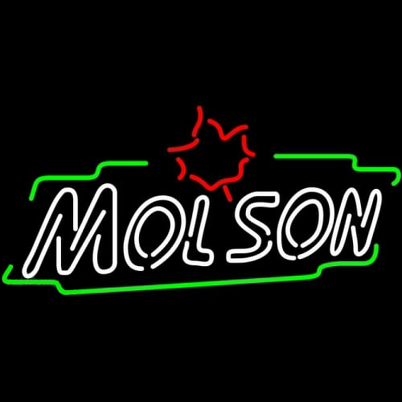 Molson Double Stroke Maple Leuchtreklame