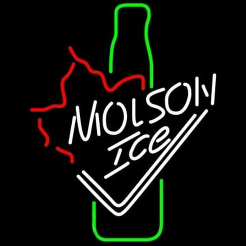 Molson Ice Bottle Leuchtreklame