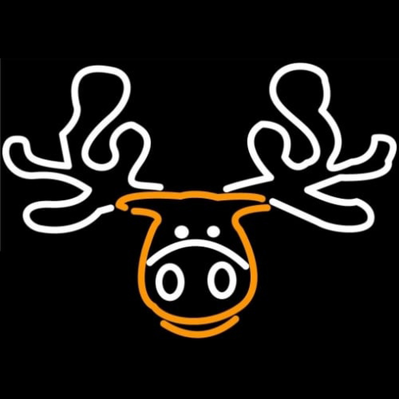 Moose Head Logo Leuchtreklame