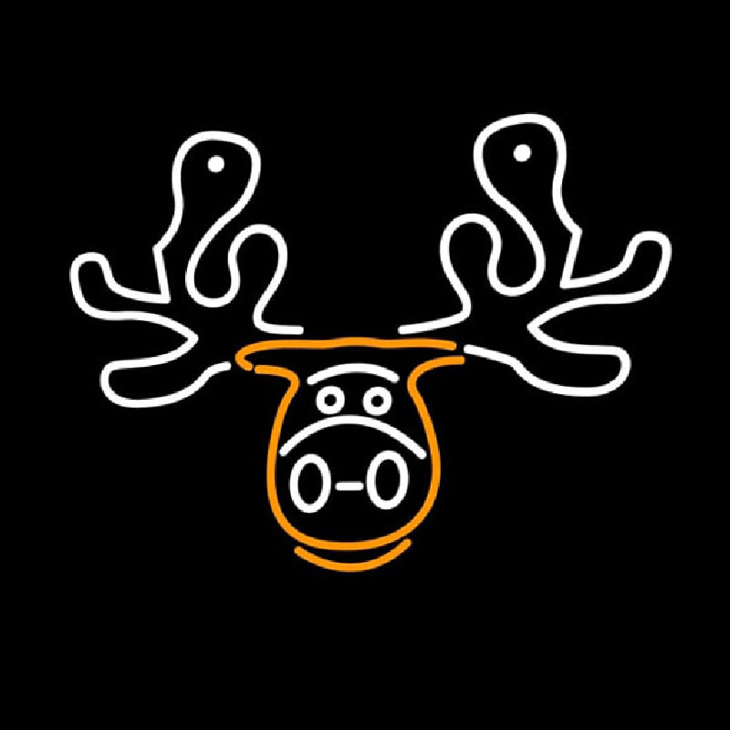 Moose Head Logo Leuchtreklame