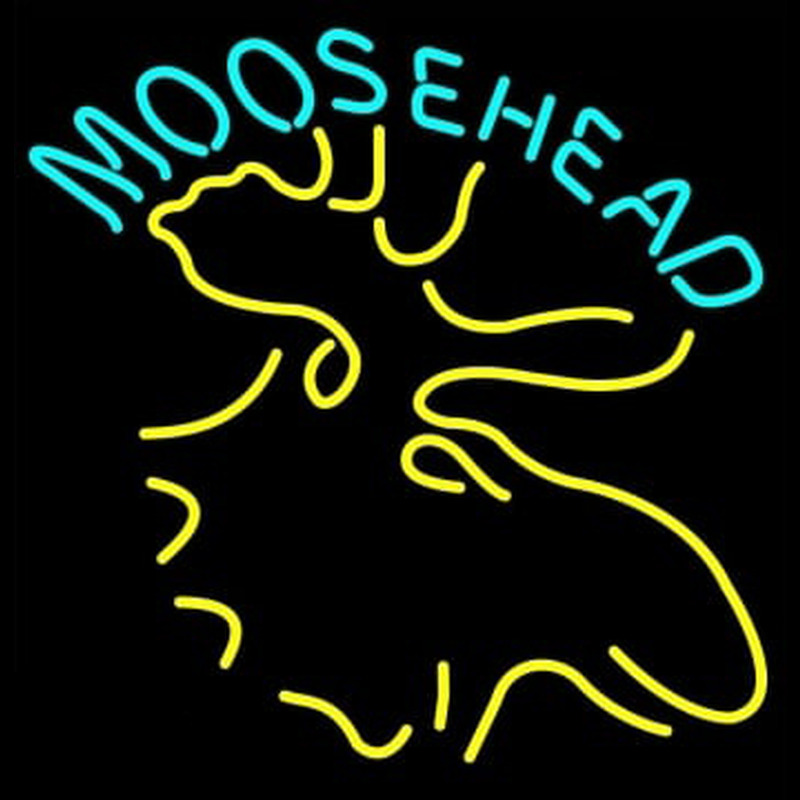 Moose Head Logo Leuchtreklame