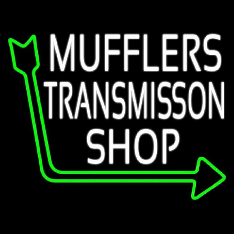 Mufflers Transmission Shop 1 Leuchtreklame