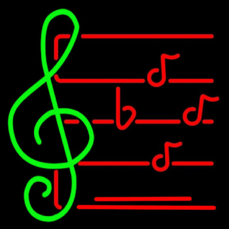 Music Note Leuchtreklame