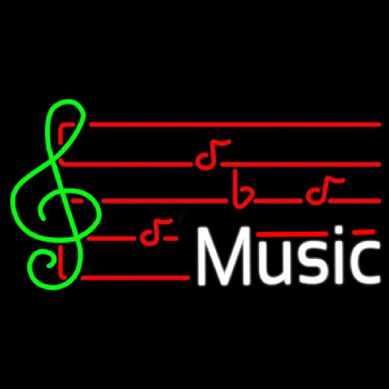 Music Note Leuchtreklame