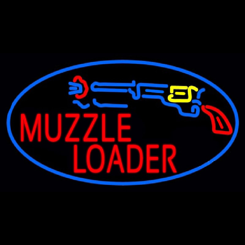 Muzzle Loader Leuchtreklame