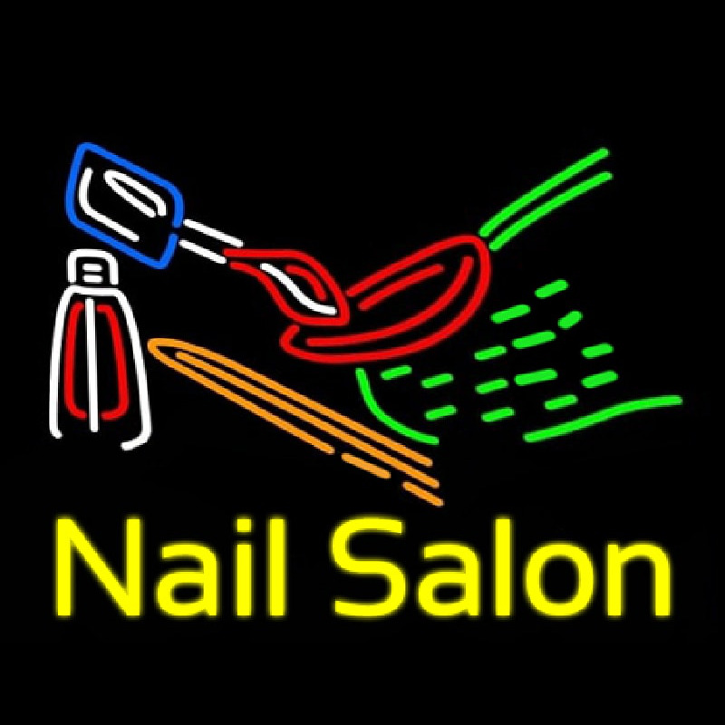 Nail Salon Logo Leuchtreklame