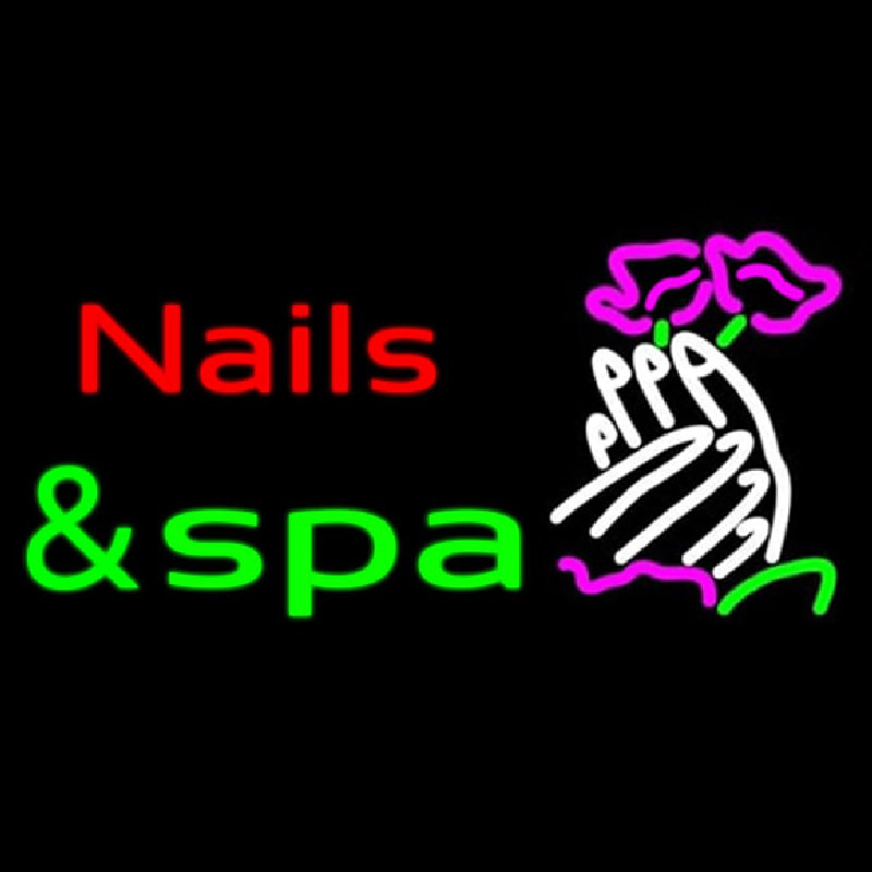 Nails And Spa Leuchtreklame