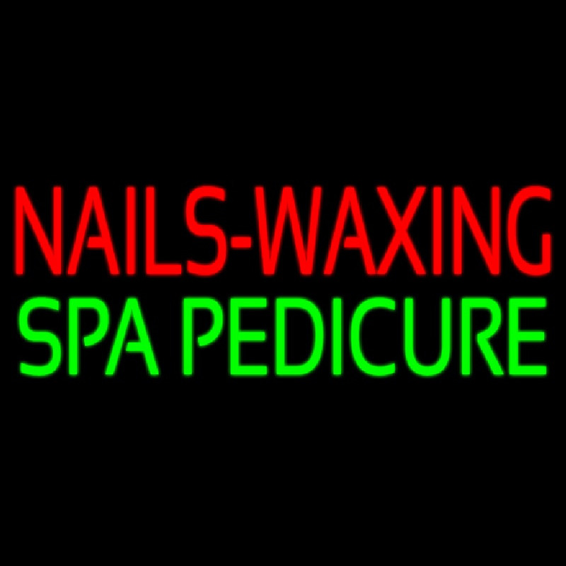 Nails Wa ing Spa Pedicure Leuchtreklame