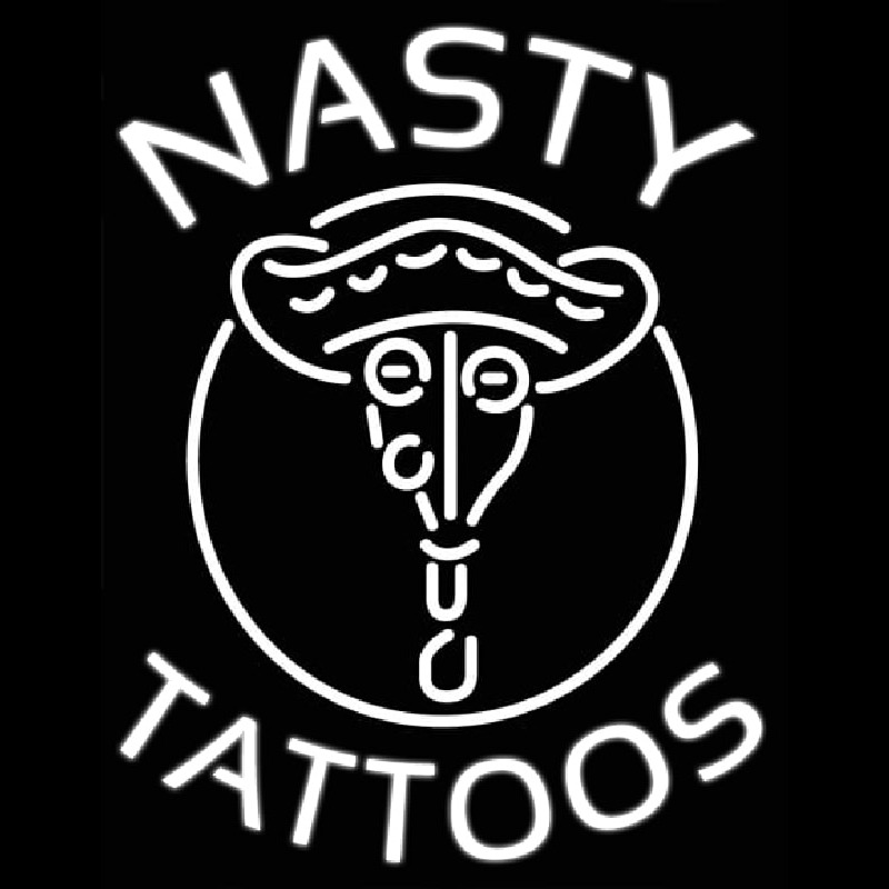 Nasty Tattoos Leuchtreklame