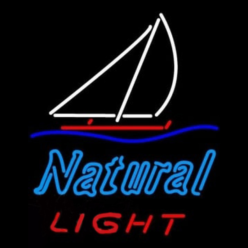 Natural Light Sailboat Leuchtreklame