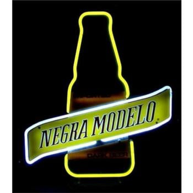 Negra Modelo Dark Beer Bottle Leuchtreklame