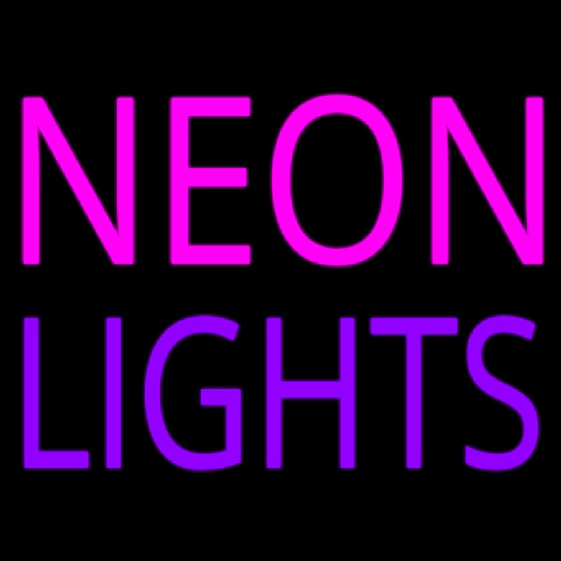 Neon Lights Leuchtreklame