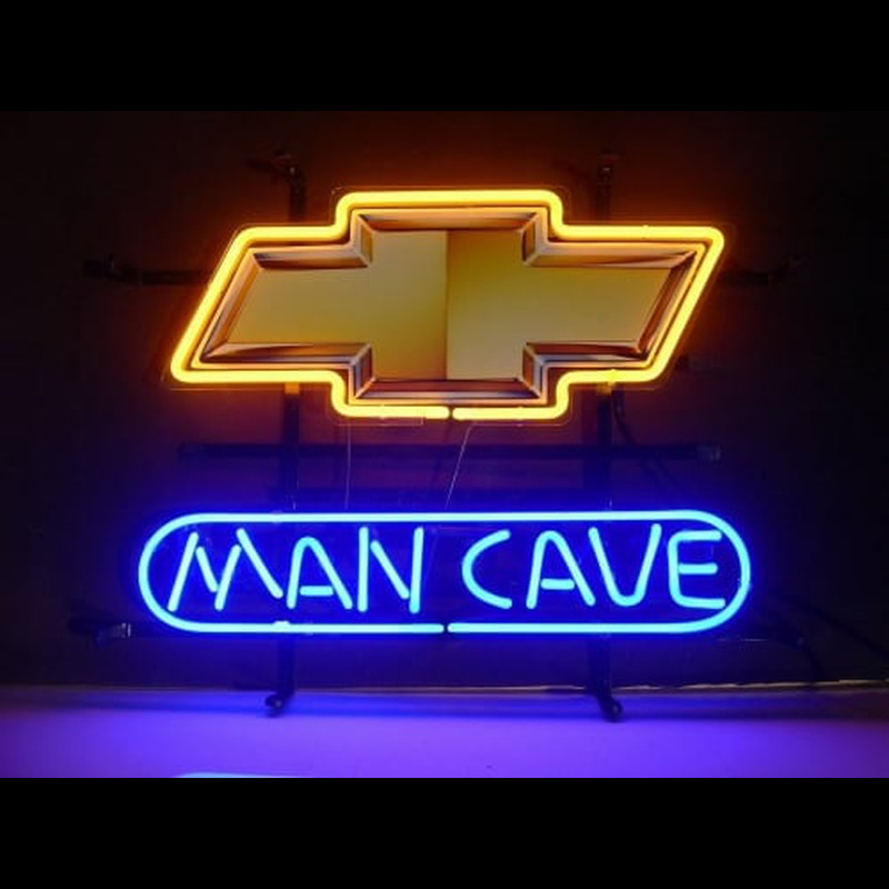 New Chevrolet Chevy Man Cave Leuchtreklame