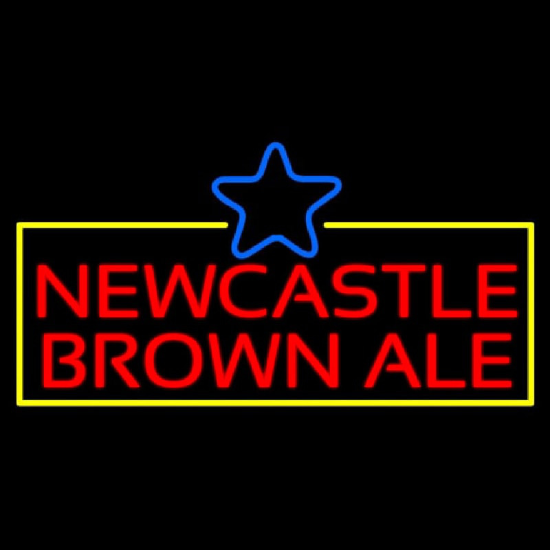 Newcastle Brown Ale Leuchtreklame