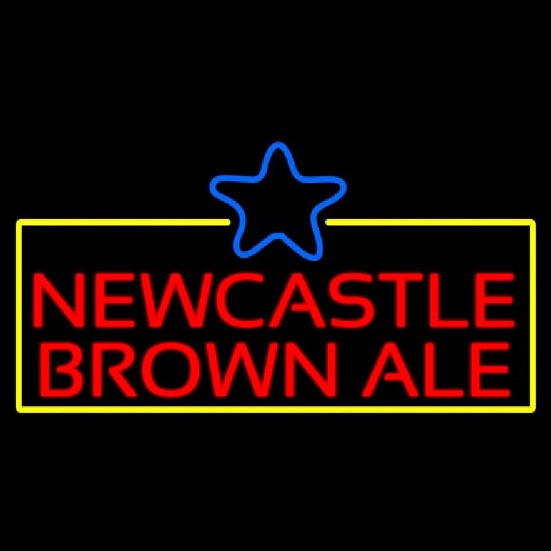 Newcastle Brown Ale Leuchtreklame