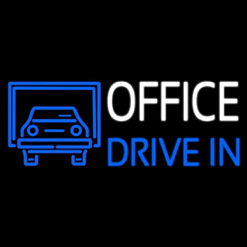 Office Drive In 1 Leuchtreklame