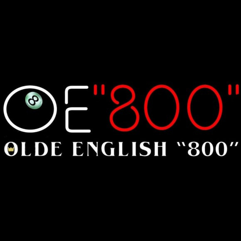 Olde English 800 8-Ball Leuchtreklame