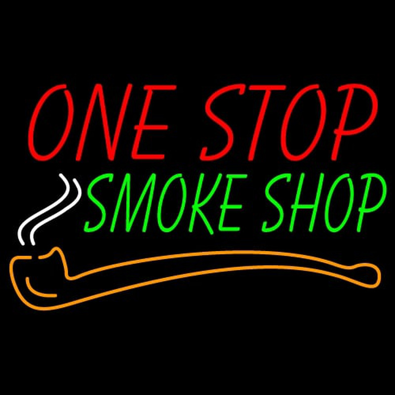 One Stop Smoke Shop Leuchtreklame