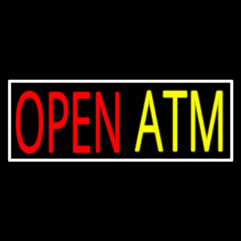 Open Atm 1 Leuchtreklame