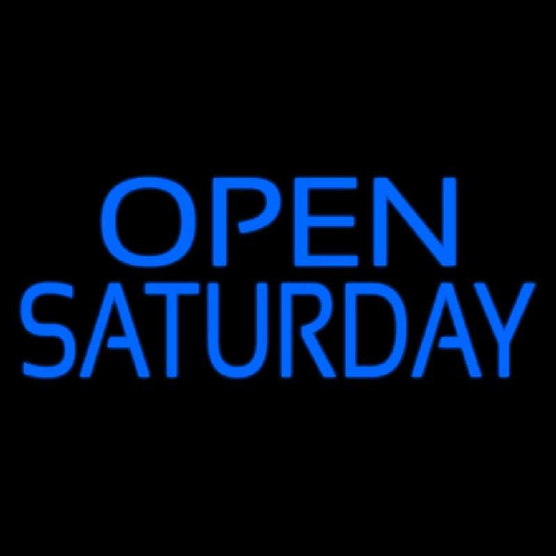 Open Saturday Leuchtreklame