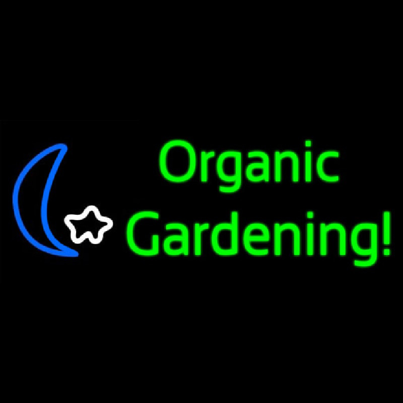 Organic Gardening Leuchtreklame