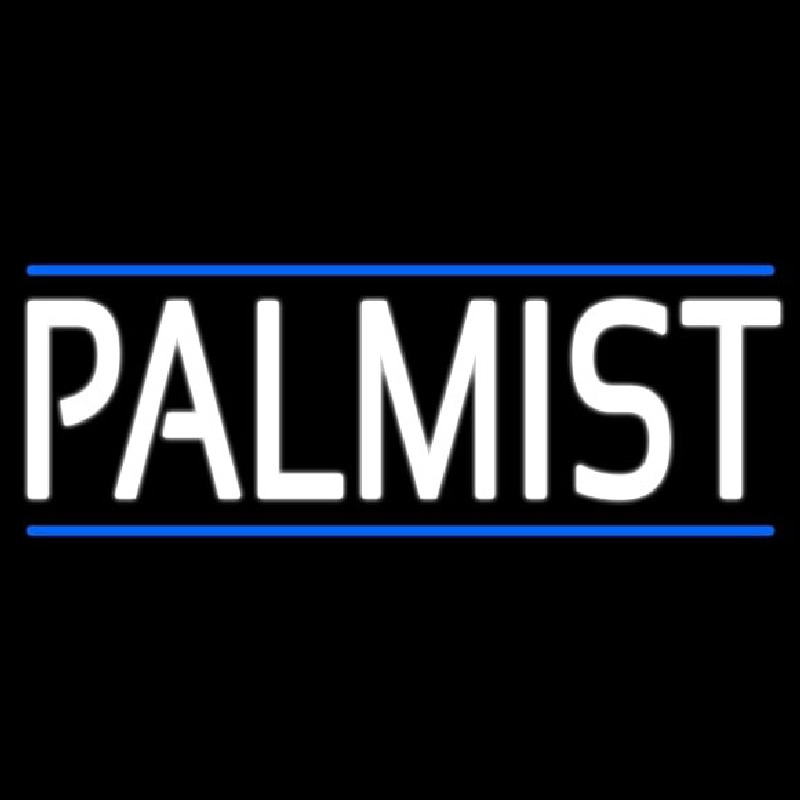 Palmist Block Leuchtreklame