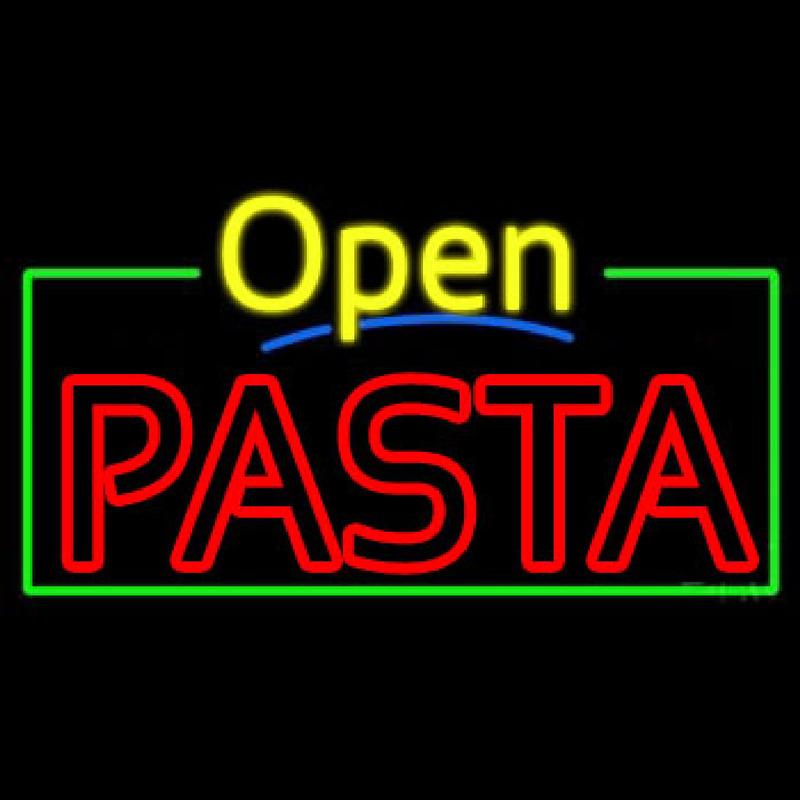 Pasta Open Leuchtreklame