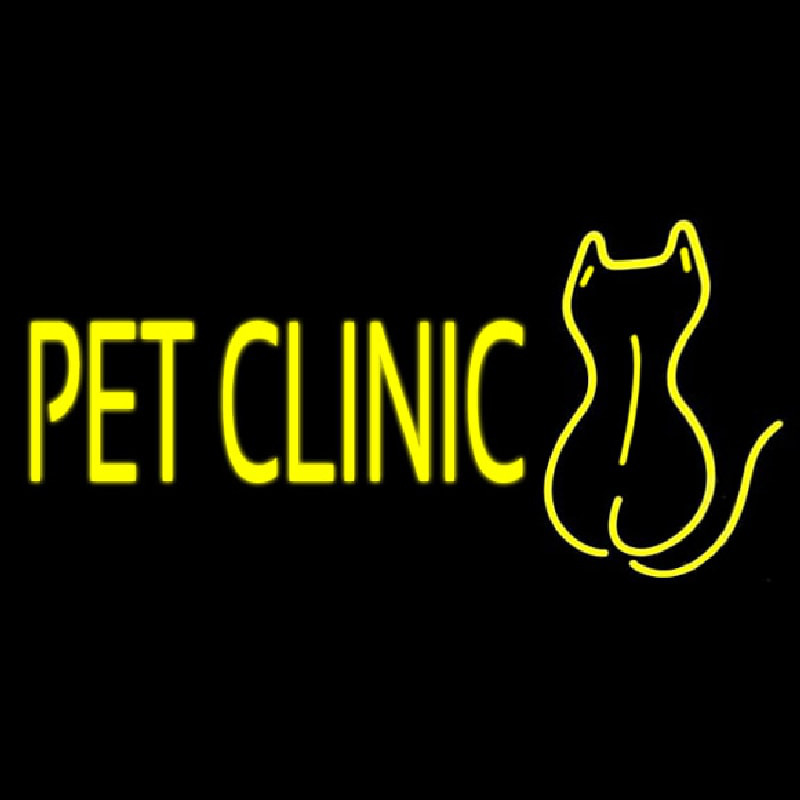 Pet Clinic Leuchtreklame