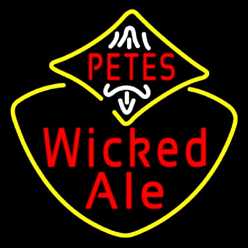 Petes Wicked Ale Leuchtreklame