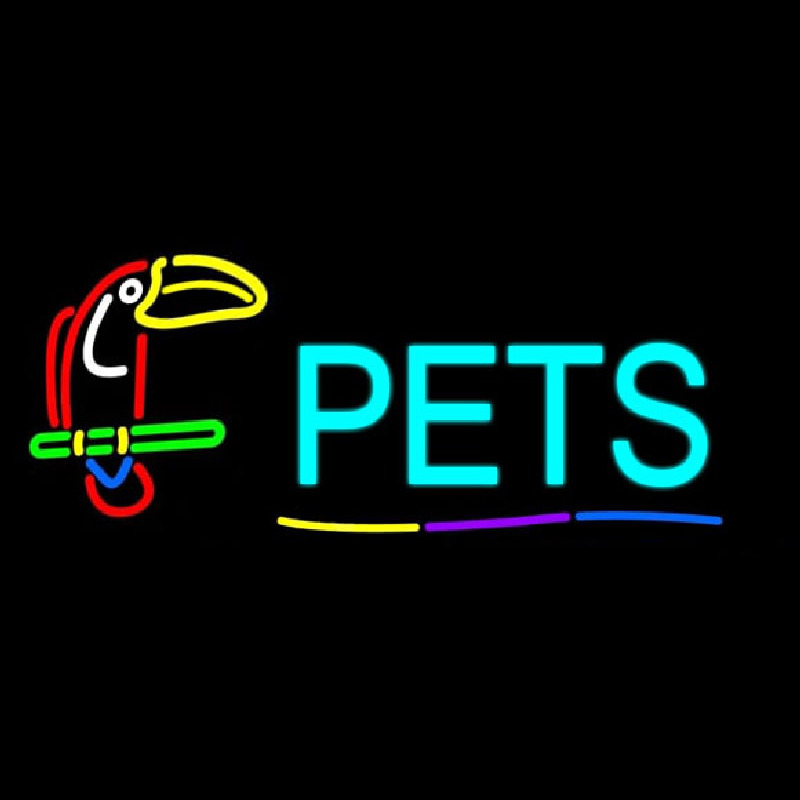 Pets With Logo Leuchtreklame